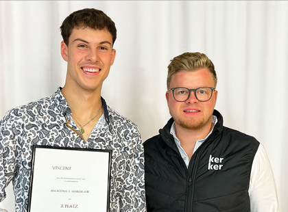 Erfolg für unseren Auszubildenden